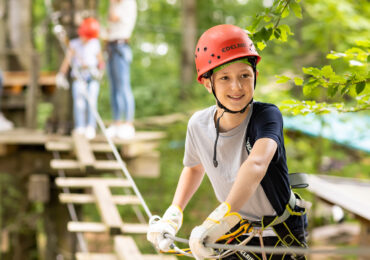 Mitten im Kletterwald Hoherodskopf