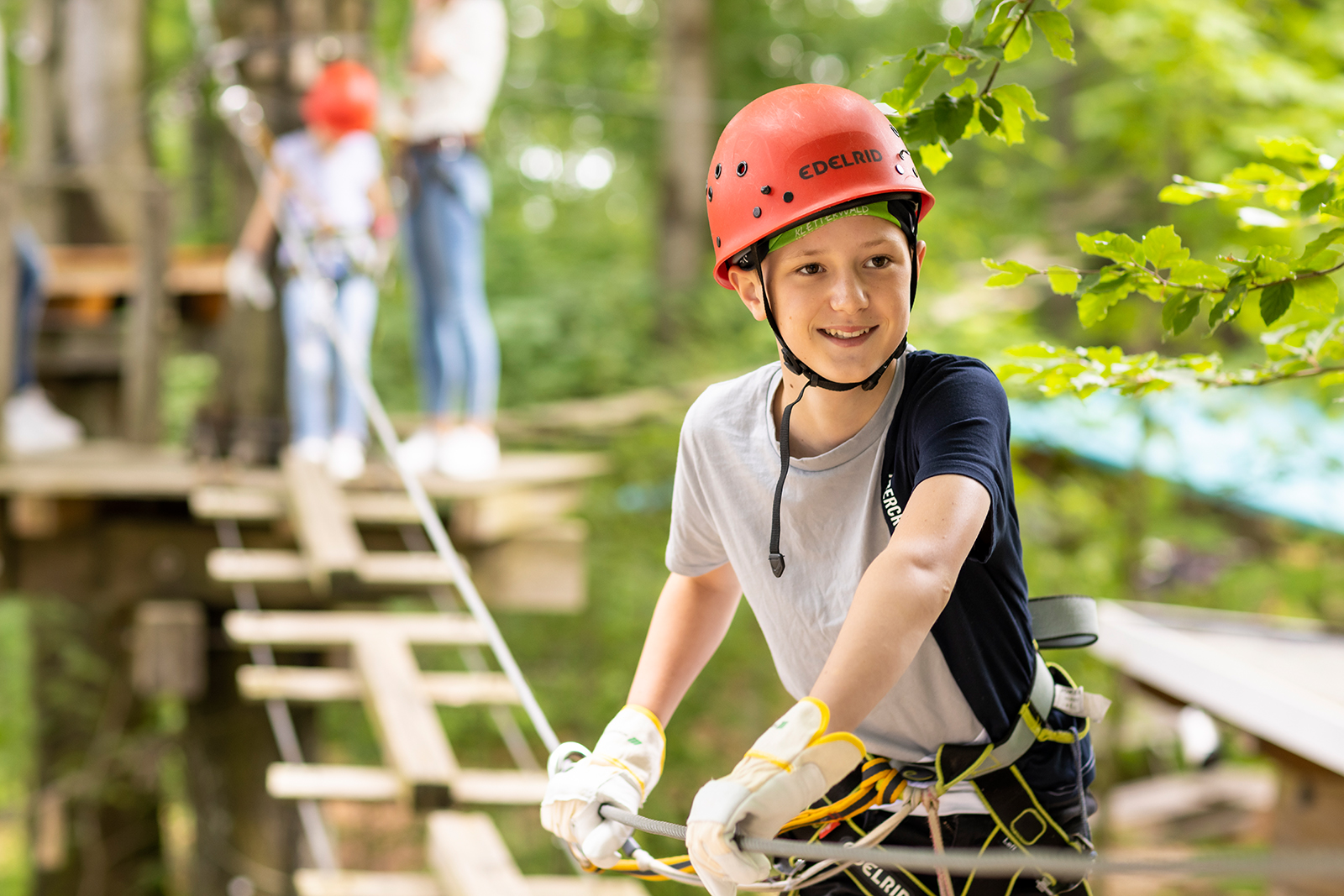Mitten im Kletterwald Hoherodskopf